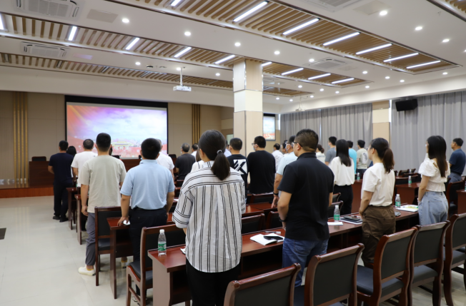 强国复兴有我〡交通产业Ebpay富港板块召开“喜迎二十大，安全共守护”道德讲堂活动